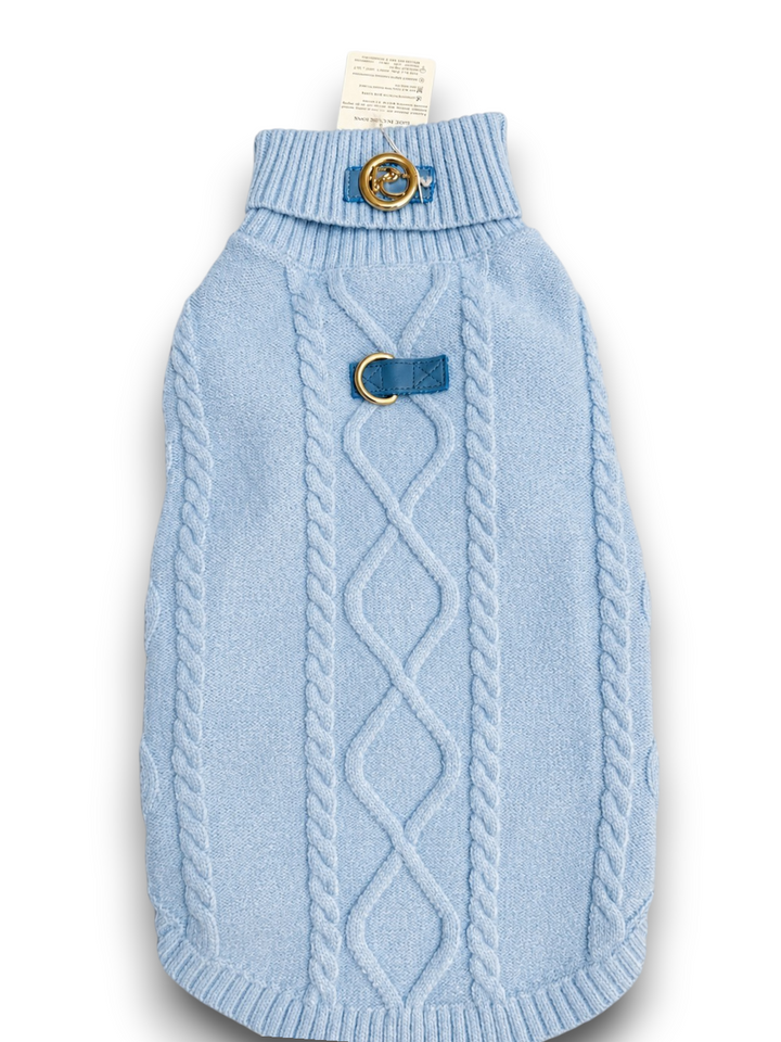 Blue Sweater with D-ring