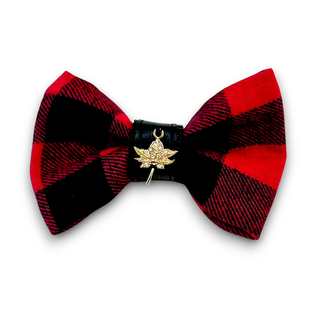 Canada maple bow tie for dog and cat and pet