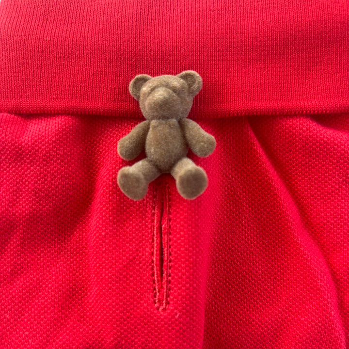 Puccissime red cotton polo shirt for dogs and cats