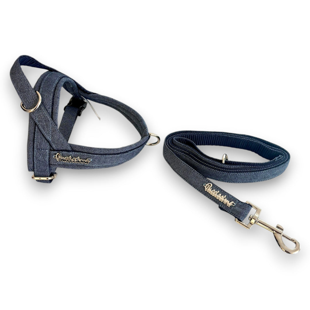 Pacific Denim Leash with hands-free extension