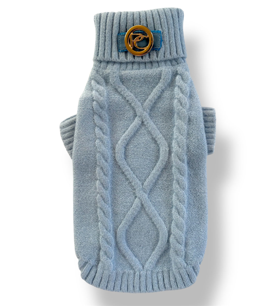 Puccissime blue wool sweater for dogs and cats 