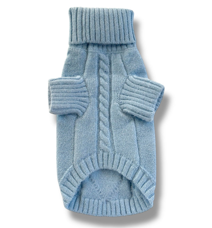 Puccissime blue wool sweater for dogs and cats 