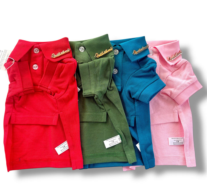 Puccissime cotton polo shirt for dogs and cats