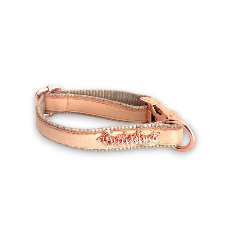 Peach Genuine Leather Collar