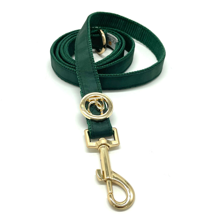 Puccissime Green dog rain leash. MADE IN CANADA.