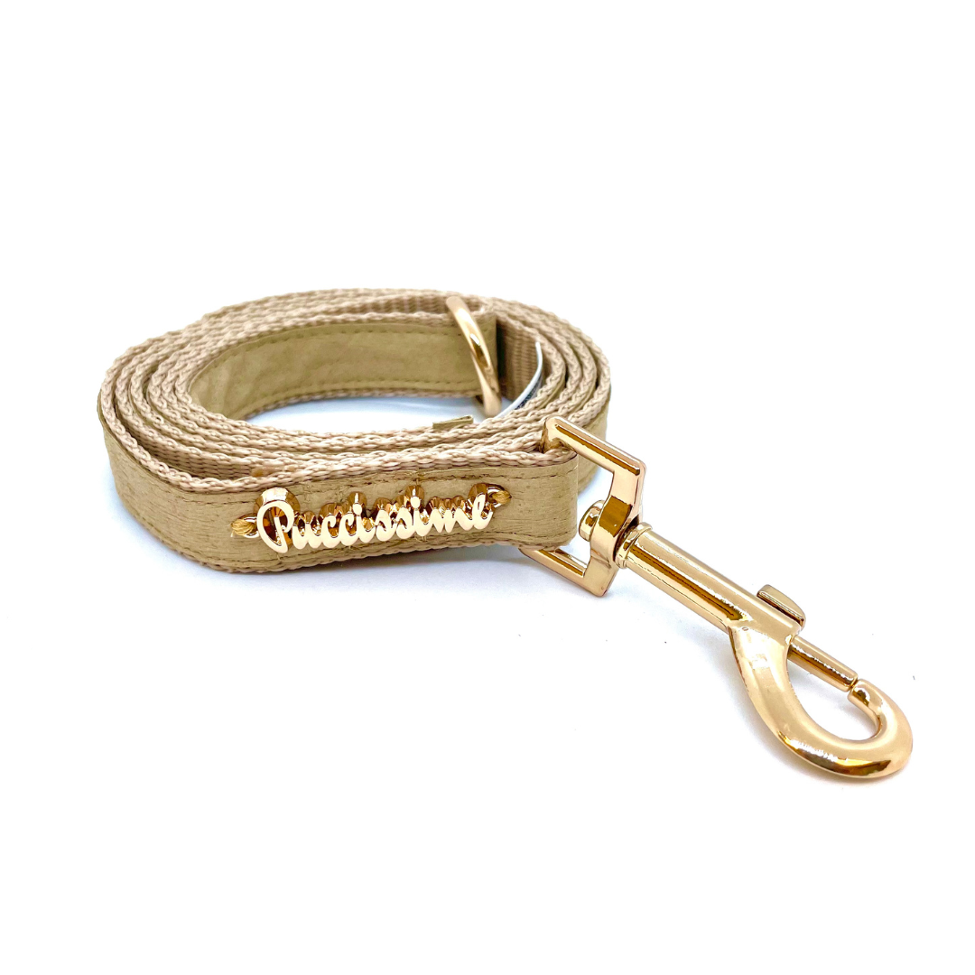 Pine luxury genuine dog leash - Made in Canada  