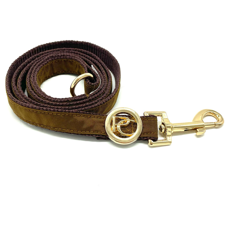 Puccissime Gold dog rain matching leash. MADE IN CANADA.