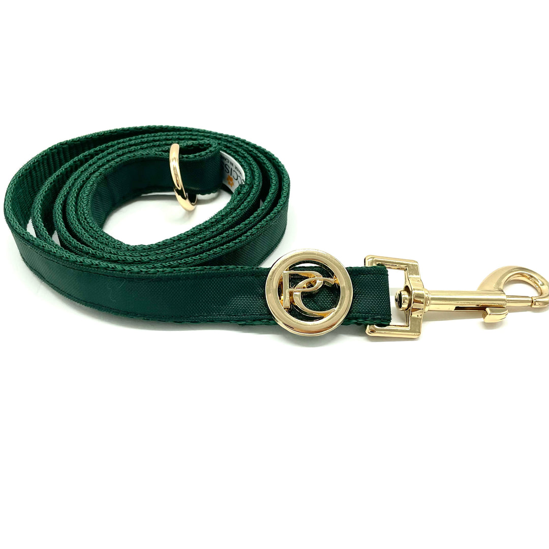 Puccissime Green dog rain leash. MADE IN CANADA.