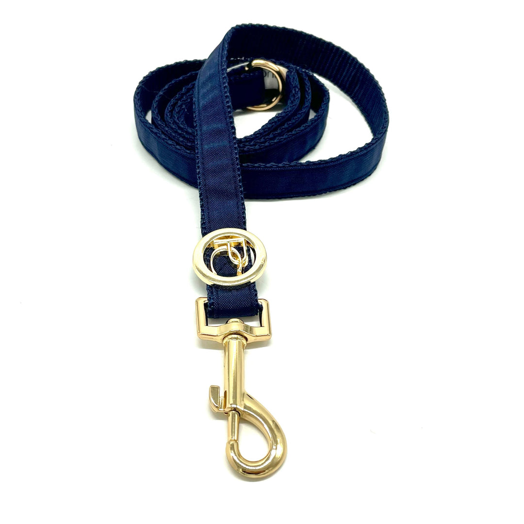 Navy Rain matching leash