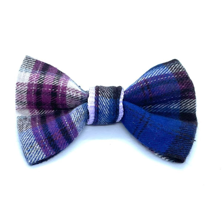 Heather tartan Bow tie. Made in Canada